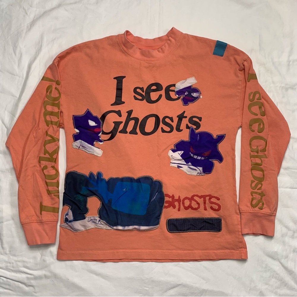 Kanye West KIDS SEE GHOSTS Gengar Long Sleeve T-Shirt